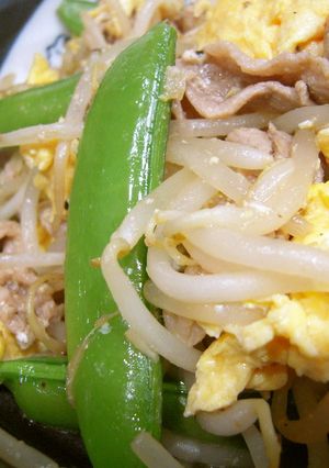 ＊スナップエンドウと豚肉の炒め物＊-レシピのメイン写真