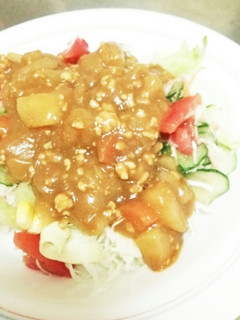 サラダカレー丼-レシピのメイン写真
