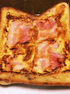朝ごはんふわとろ♡たまごベーコントースト-レシピのメイン写真