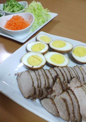 煮豚&煮卵-レシピのメイン写真