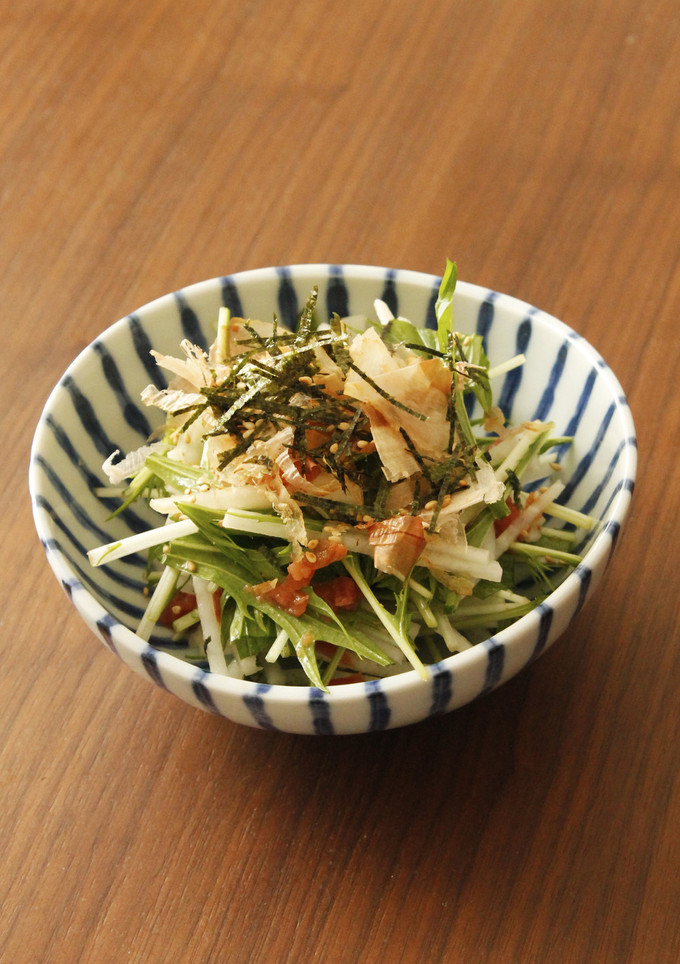 だいこんと水菜の梅サラダ-レシピのメイン写真