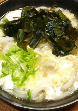かき玉うどん-レシピのメイン写真