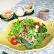 バジルが美味しい♬サラダそば