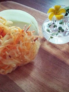 【摘果メロン 北海道かき揚げ】-レシピのメイン写真