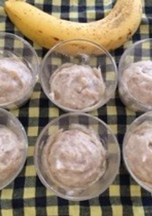 重曹でバナナと豆腐の米粉の蒸しケーキ♪-レシピのメイン写真