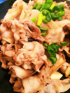 簡単♪舞茸と豚薄切り肉の焼肉タレ焼-レシピのメイン写真