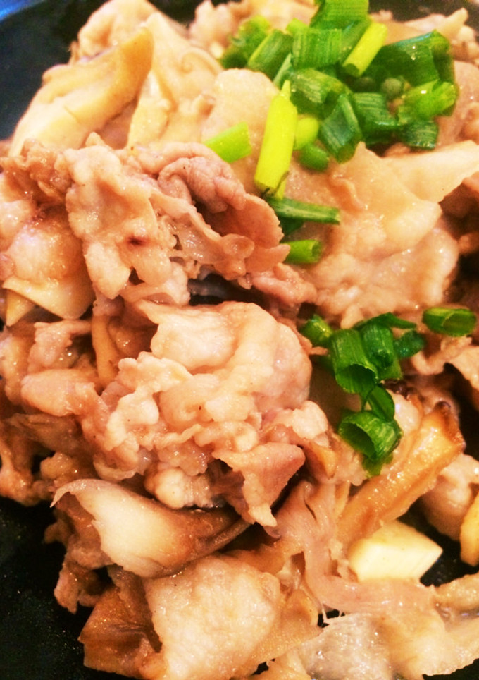 簡単♪舞茸と豚薄切り肉の焼肉タレ焼-レシピのメイン写真