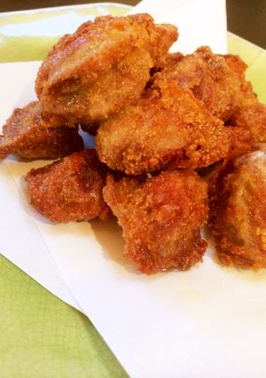 簡単☆から揚げ粉で砂肝の唐揚げ-レシピのメイン写真