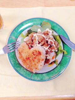 簡単!チルドシュウマイでライスバーガー♪-レシピのメイン写真
