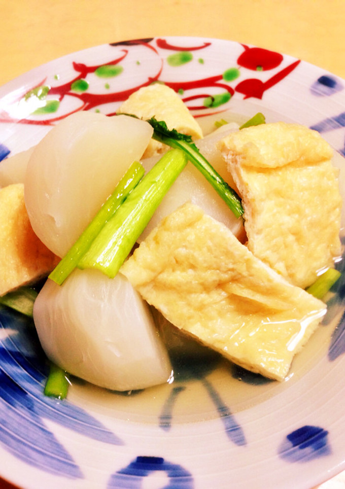 かぶと油揚げの白だし煮-レシピのメイン写真