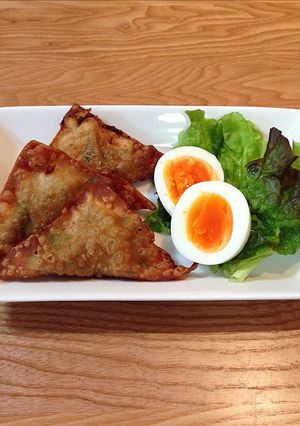 豆腐とレンコンの揚げワンタン-レシピのメイン写真
