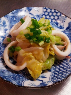 春キャベツのいかわた炒め-レシピのメイン写真