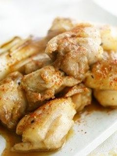鶏肉と長ねぎの焼き鳥風炒め-レシピのメイン写真