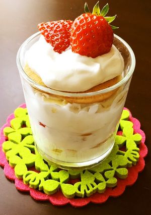 のせるだけ超簡単♬カップビスケットケーキ-レシピのメイン写真