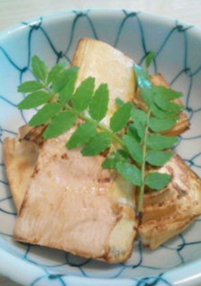 新筍(たけのこ)を焼いただけ-レシピのメイン写真