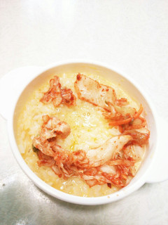 キムチオリーブ油卵ご飯-レシピのメイン写真