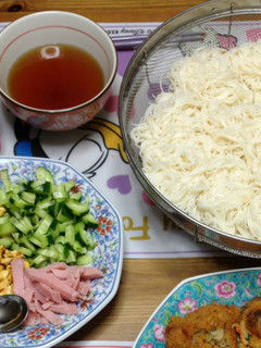 冷やしそうめん-レシピのメイン写真