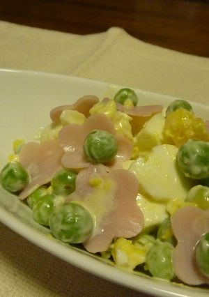 グリンピースとたまごのサラダ-レシピのメイン写真