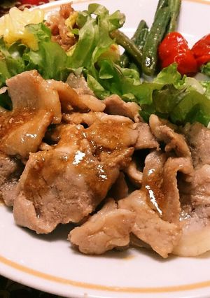 一口☆豚のしょうが焼き-レシピのメイン写真