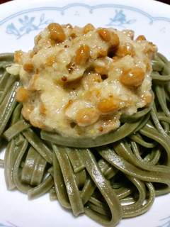 納豆おろしでいただく♪海苔パスタ-レシピのメイン写真