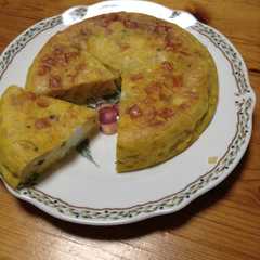 炊飯器で残り野菜オムレツ-レシピのメイン写真
