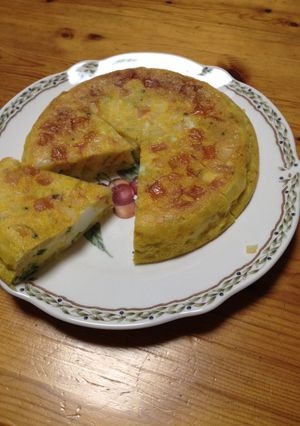 炊飯器で残り野菜オムレツ-レシピのメイン写真