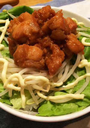 味噌チキン丼-レシピのメイン写真