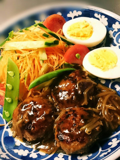 筍入りチーズインハンバーグ-レシピのメイン写真