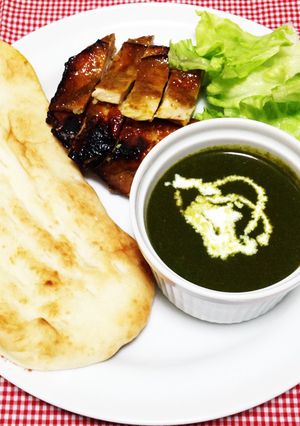 簡単タンドリーチキンとホウレン草のカレー-レシピのメイン写真