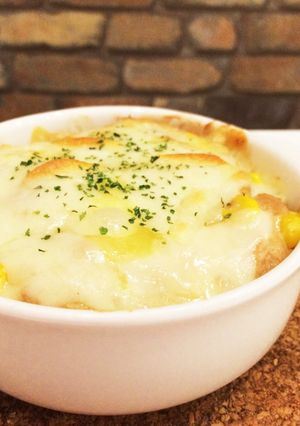 ミニ♪豆腐のツナマヨコーングラタン-レシピのメイン写真