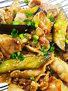 ◇茄子と豚肉の味噌炒め◇-レシピのメイン写真