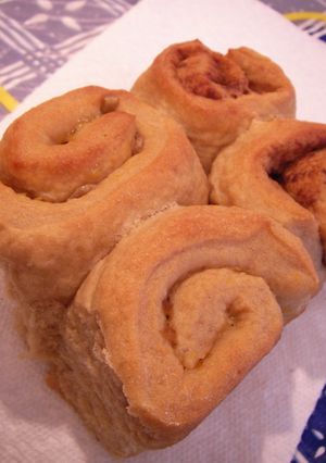 100％全粒粉☆甘い渦巻パン(diet)-レシピのメイン写真