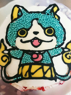 妖怪ウォッチ☆サファイニャンキャラケーキ-レシピのメイン写真