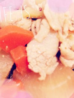 母と娘の味☆大根と豚肉の煮物♡-レシピのメイン写真
