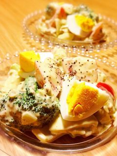 ゆで卵とブロッコリーのマヨアボカドサラダ-レシピのメイン写真