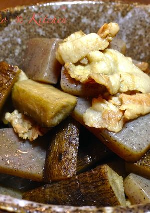 ごぼうとこんにゃくの含め煮-レシピのメイン写真