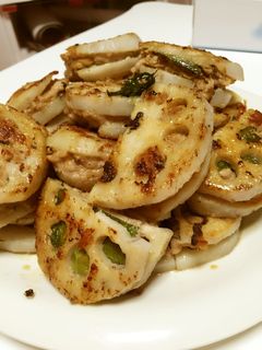 れんこんの挟み焼き-レシピのメイン写真