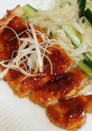 厚切り豚ロースの旨タレ絡めソテー-レシピのメイン写真