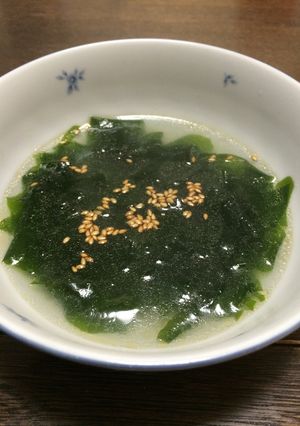 腎臓にやさしい：わかめスープ-レシピのメイン写真