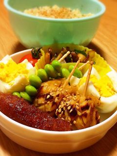 ちくわベーコンの甘辛炒め弁当-レシピのメイン写真