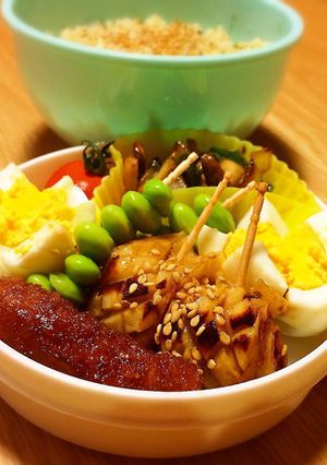 ちくわベーコンの甘辛炒め弁当-レシピのメイン写真