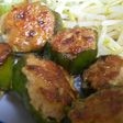 ♪ピーマンつくね♪照り焼き味♪