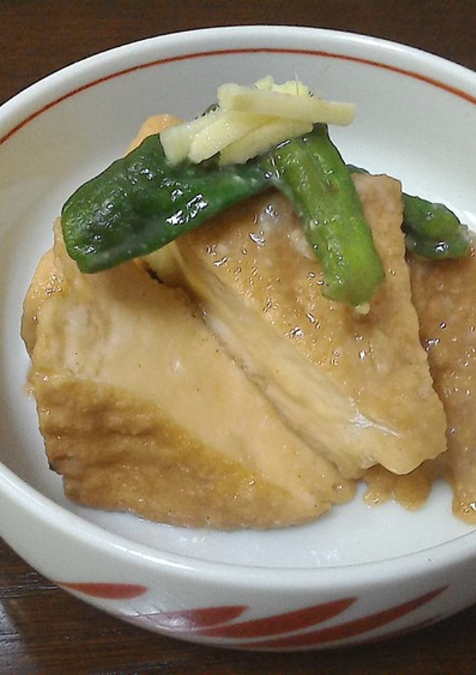 厚揚げとシシトウの生姜味噌煮-レシピのメイン写真