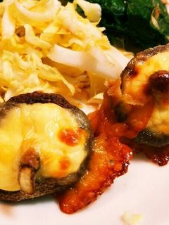 マヨ好きさんに!椎茸のマヨチーズ焼き☆-レシピのメイン写真