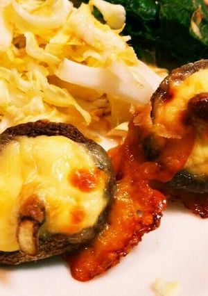 マヨ好きさんに！椎茸のマヨチーズ焼き☆-レシピのメイン写真