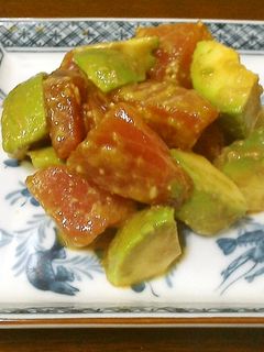 まぐろとアボカドのわさび醤油-レシピのメイン写真