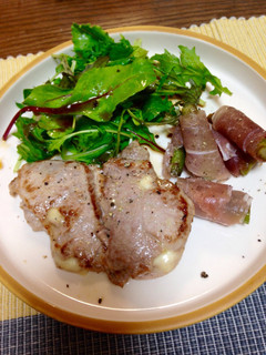 シンプル☆豚ヘレのチーズはさみ焼き-レシピのメイン写真