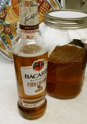 紅茶キノコで微炭酸シナモンレーズンティー-レシピのメイン写真