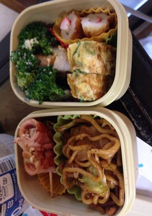 4/13お弁当 覚え書き-レシピのメイン写真
