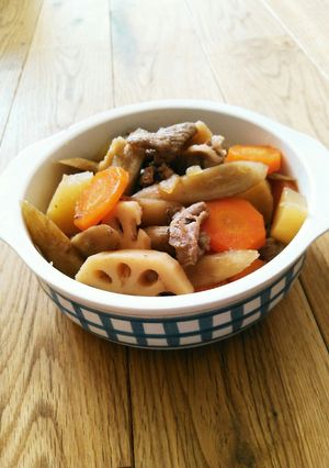 根菜の煮物☆炊飯器で超簡単柔らか-レシピのメイン写真